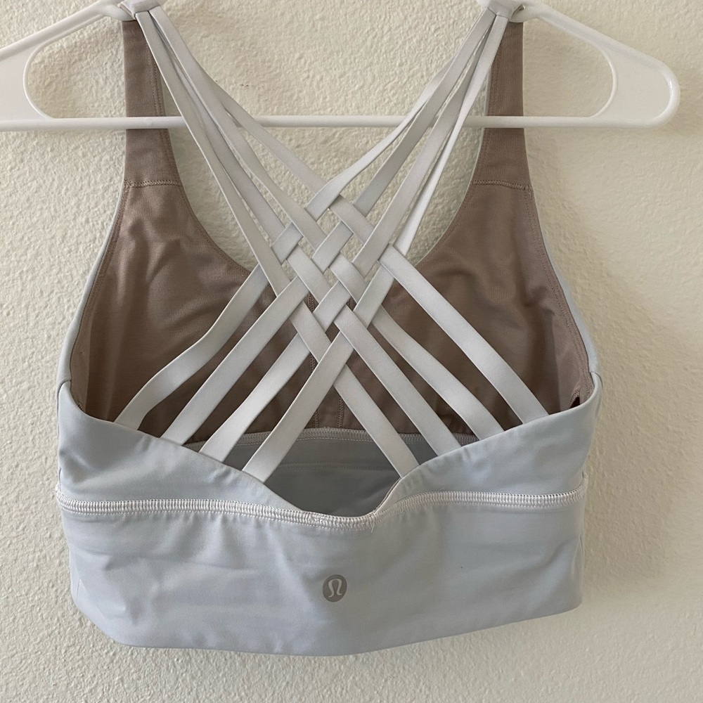 Lululemon Free to Be Moved Blue Criss Cross Bra - Picture 4 of 8